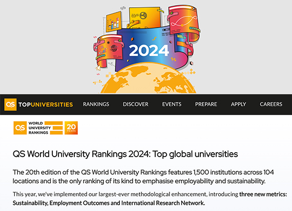 最新！2024年QS世界大学排名TOP200完整榜单！MIT连续12年第一！剑桥牛津紧随其后！
